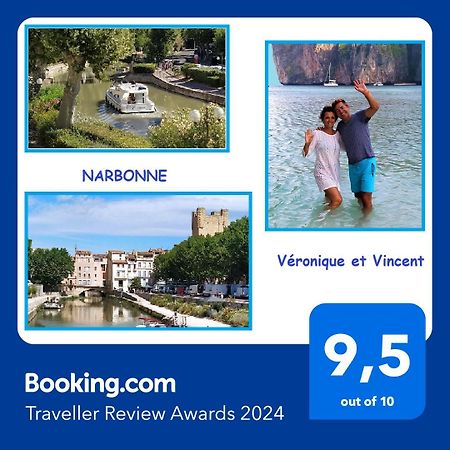 Appartement Avec Balcon, Bord Du Canal, Wifi. 나르본 외부 사진
