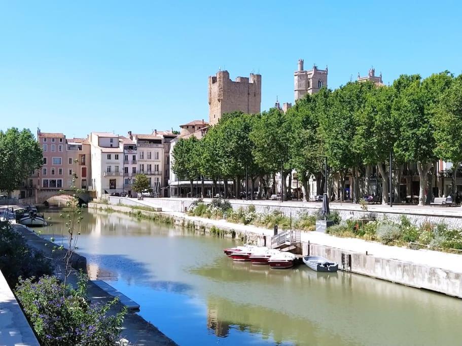 Appartement Avec Balcon, Bord Du Canal, Wifi. 나르본 외부 사진