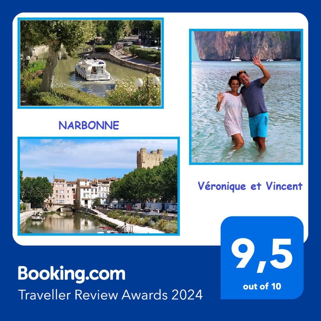 Appartement Avec Balcon, Bord Du Canal, Wifi. 나르본 외부 사진